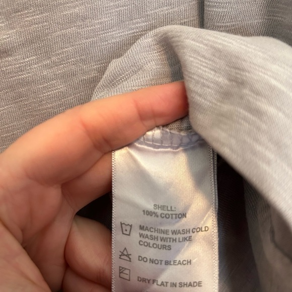 THOMAS Dean GREY 1/4 ZIP SLUB PERFORMANCE KNIT - Picture 7 of 12